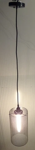 Retro Industrial Perforated Mesh Ceiling Pendant Light Fixture ONE OF A KIND Cover