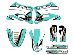 10-20 KING / FWE CX 50 13 FLY Turquoise Senge Graphics Kit Compatible with Cobra - Picture 1 of 10
