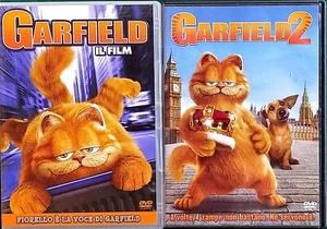 GARFIELD IL FILM (2004) + GARFIELD 2 (2006)  - 2 DVD EX NOLEGGIO - FOX - Picture 1 of 1