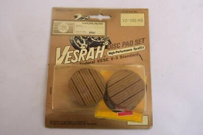 VESRAH NOS FRONT BRAKE PADS FOR SUZUKI GS550 GS750 GS1000 GS425 GT200 GT125 - Image 1 of 4