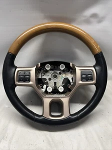 2013-2018 Dodge Ram 2500 3500 Longhorn Woodgrain Steering Wheel OEM - Picture 1 of 15