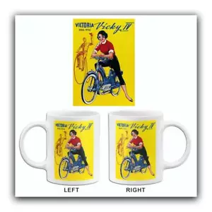 Victoria Vicky IV 1956 - ciclomotor - taza de publicidad promocional - Imagen 1 de 3