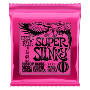 Ernie Ball Super Slinky Nickel-Wound Corde per chitarra elettrica (9-42 Gauge) - Foto 1 di 1