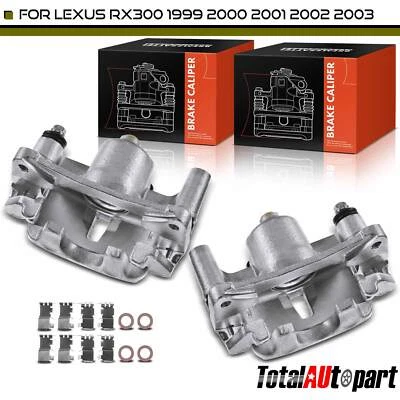 2x Pinza de freno de disco con soporte laterales traseros para Lexus RX300 1999-2003 V6 3,0 L Foto 1 de 4