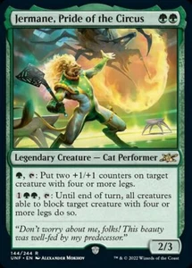 MTG-4x-Near Mint, English-Jermane, Pride of the Circus-Unfinity - Picture 1 of 1