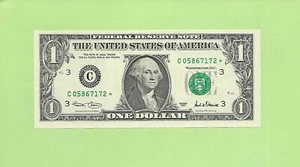 2001* ..UNCIRC $1  C 0586 7172 *  .... 2001 $1  C-*     STAR NOTE     FRN - Picture 1 of 2
