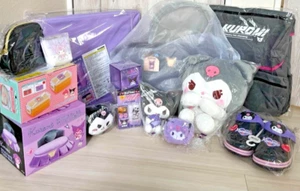 Sanrio Kuromi Plush Toy Goods Bulk Sale 14 Pieces Pastel Bear All new From JP - Picture 1 of 3