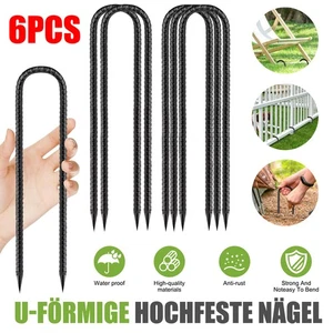 30cm Heringe Bodenanker Erdnägel Zelt Erdanker Zeltheringe Stahl Verzinkt 6 STK - Bild 1 von 16