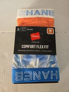 Nowe męskie 3-pak Hanes Premium Comfort Flex Fit Trunks - Zdjęcie 1 z 4