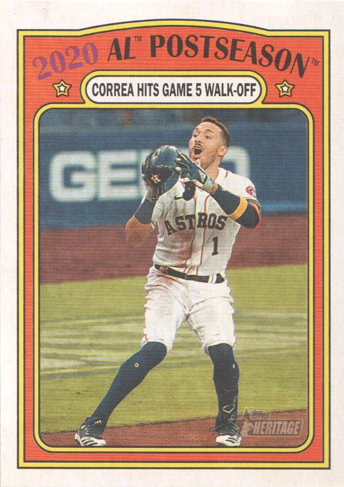 2021 Topps Heritage Baseball BASE Cards: Pick from List (#1-270) - Image 1 of 1