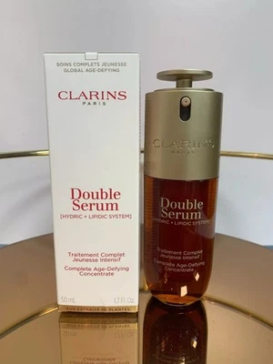 Clarlns Double Serum Complete Age-Defying Concentrate 50ml - Image 1 of 2