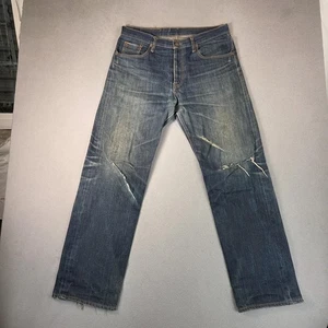 VTG Levis 501 Jeans Mens 34x32 Selvedge LVC 80s Whiskers Honeycomb Wallet - Picture 1 of 15