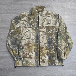 10X Wind Pruf Silent Fleece Jacket Realtree Full Zip Hunting Hush Mens Sz Medium - Picture 1 of 18
