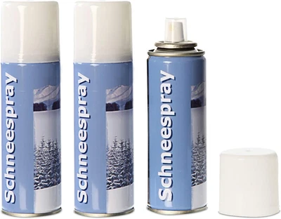 Set Di 3 Spray per Neve Da 111 Ml, Con Neve Artificiale, per Natale (1 Set Da 3  - Immagine 1 di 4