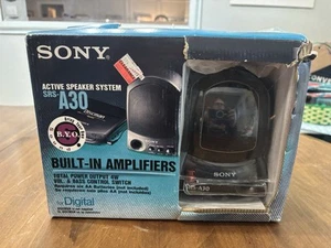 Sony SRS-A30 Active Speaker System Open Box For Discman Pair Speakers Unused - Picture 1 of 18