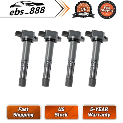 Delphi 4pcs Ignition Coil for Honda Accord 2003 2004 2005 2006 2007 - Image 1 of 2