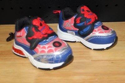 Spiderman Toddler Boys Light-Up Athletic Sneakers with On/Off Switch-Size 5-NWT - Image 1 of 4