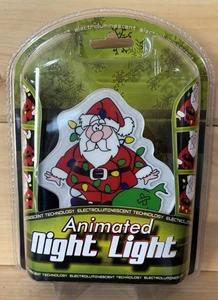 First Alert Christmas Santa Animated nightlight New In Package - Picture 1 of 2