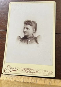 Cabinet Card, Ulah Gertrude Brown, Class of '92, CORNELL UNIVERSITY, Ithaca NY - Picture 1 of 2