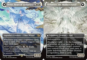 1x Venat, Heart of Hydaelyn - Foil - Borderless Light Play MTG Magic - Kid Icaru - Picture 1 of 1