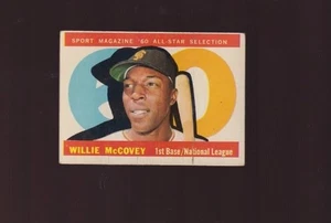 1960 Topps #554 Willie McCovey All Star - Picture 1 of 1
