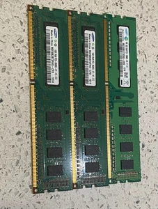 Samsung 4GB PC3-8500U DDR3 1066MHz Desktop Memory (1GB)(1GB)(2GB) 3 TOTAL!!! - Picture 1 of 1