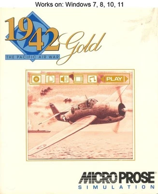 1942: The Pacific Air War Gold PC Game MicroProse Windows 10 11 - Image 1 of 3