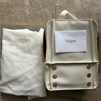 Hammitt Mini Marshmallow White Snake Backpack NWT - Изображение 1 из 4