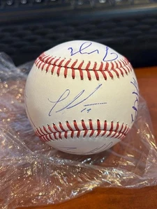 2025 HOUSTON ASTROS TEAM SIGNED ROMLB BASEBALL ALTUVE BROWN  DIAZ JSA LETTER COA - Picture 1 of 7