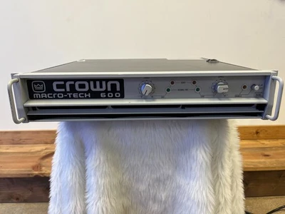 CROWN MACRO-TECH 600, 2 CHANNEL POWER AMPLIFIER - Image 1 of 4