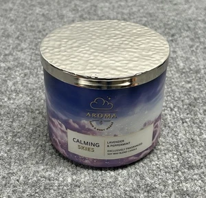 Calming Skies 3-Docht-Kerze 14,5 Oz. Bath & Body Works Neu - Bild 1 von 4