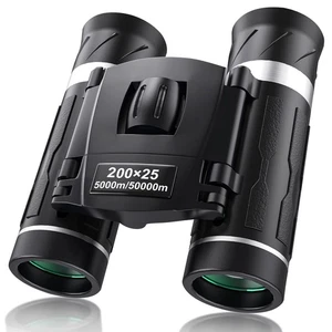 200x25 Compact Binoculars for Adults and Kids, High Powered Mini Pocket Binoc... - Picture 1 of 8
