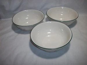 Pfaltzgraff WINTERBERRY Christmas: 3 Cereal Bowls: EXC: NR - Picture 1 of 4