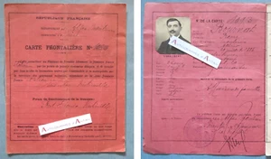 ● Menton 1922 frontière franco italienne Vintimille BOURNAT carte frontalière - Picture 1 of 3