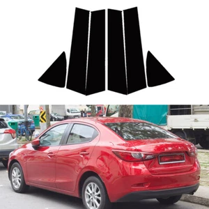 Postes de pilar negro brillante para Toyota Yaris 2019-2020 decoración de puerta cubierta de ventana - Imagen 1 de 14