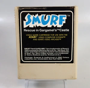 ATARI 2600: Smurf Rescue in Gargamel's Castle cartridge - Tested & WORKS - Picture 1 of 4