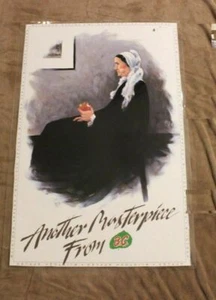 Whistler's Mother James Abbott McNeill 1980s BC Mcintosh Apples PROMO Poster FN - Picture 1 of 5