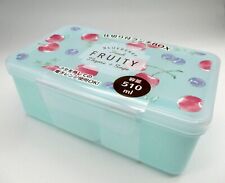 Japońskie pudełko na lunch Bento Fruity 510ml z przegrodą Zielony