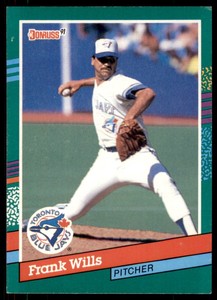 DONRUSS FRANK WILLS TORONTO BLUE JAYS #691