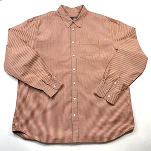 CAMISA A RAYAS CON BOTONES MANGA LARGA AZUL MARINO ANTIGUA PARA HOMBRE XXL 2XL - Imagen 1 de 7