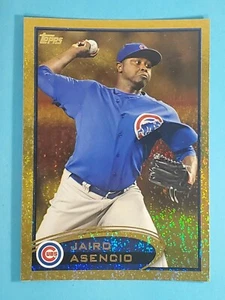 2012 Topps Update GOLD SPARKLE Jairo Asencio Chicago Cubs #US222 - Picture 1 of 2