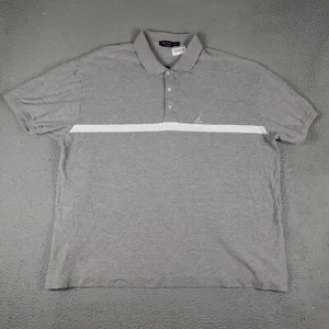 Nautica Polo Shirt Mens Size 3X Gray Casual Short Sleeve Adult * - Picture 1 of 9