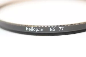 Heliopan ES 77 77mm UV filter clear Germany Laitz fo Canon Nikon Sony Sigma lens - Picture 1 of 4