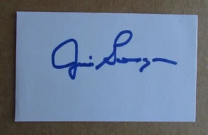 JIM GOSGER SIGNED AUTOGRAPH 3X5 INDEX CARD MLB 1969 SEATTLE PILOTS METS RED SOX - Picture 1 of 1