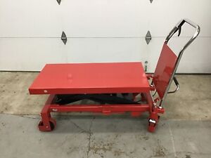 DAYTON - 6W804 Scissor Lift Cart 2000 lb. Steel 