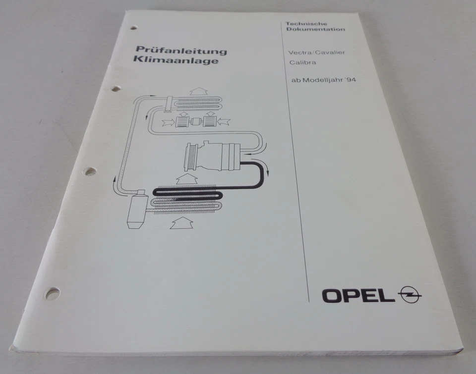Manual de Taller Instrucciones Inspección Opel Vectra A & Calibra Clima Desde - Imagen 1 de 1