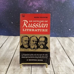  An Outline of Russian Literature by Marc Slonim 1st Print 1959 PAPERBACK - Picture 1 of 3