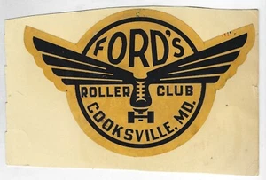 Calcomanía/pegatina Ford's Roller Club Cooksville Maryland 4,5x7 pulgadas - Imagen 1 de 1