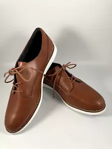 NWOT COLE HAAN ORIGINAL GRAND ENGLISH TAN PLAIN TOE OXORD SHOES 8B - Picture 1 of 15