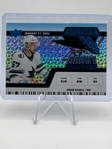 2022-23 Upper Deck Credentials BLUE Debut Ticket Access /99 Adam Raska #138 - Picture 1 of 2